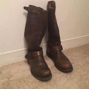 FRYE BROWN BOOTS