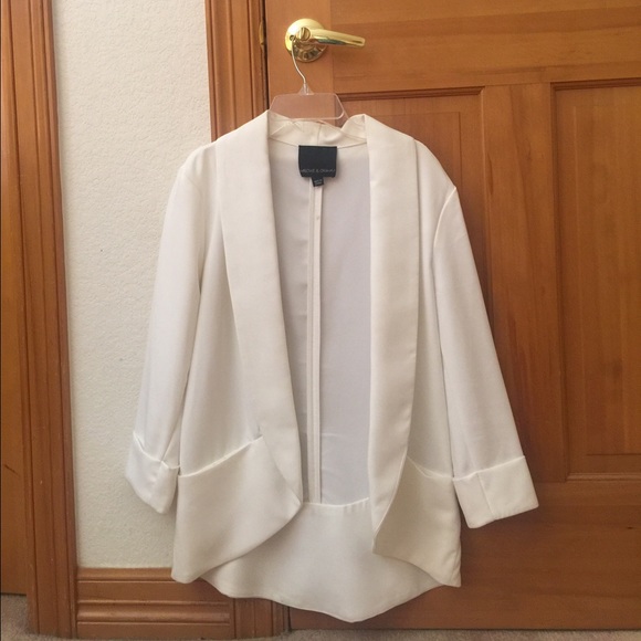 White blazer. Worn once!