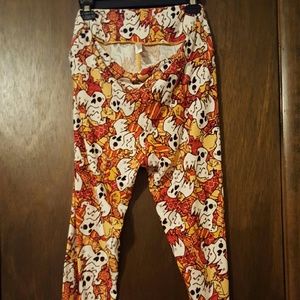 Lularoe **Rare** ghost orange, red, white.