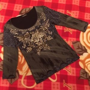 Beautiful gray women's top