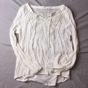 White Sheer Blouse