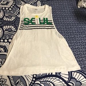 Make an offer! New with tags soul cycle tank top!