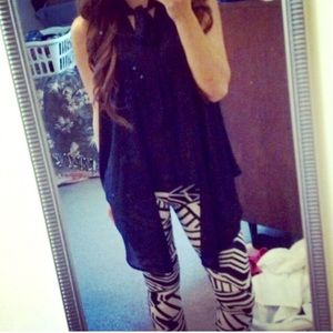 F21 Semi-Sheer Blouse