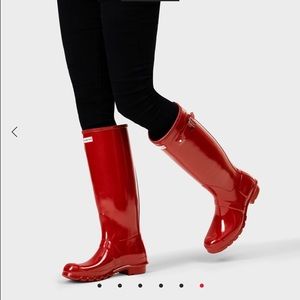 Women's Original Red Gloss Hunter Boots