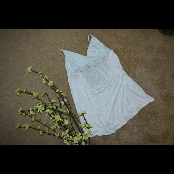 Volcom Light Blue Tank, Open back - Picture 2 of 2