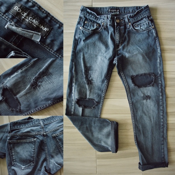 SOLD Dolce & Gabbana Distressed Boyfriend Jeans