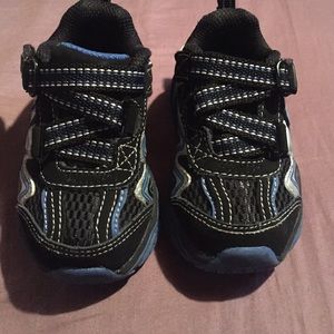 Skechers sneakers black and blue