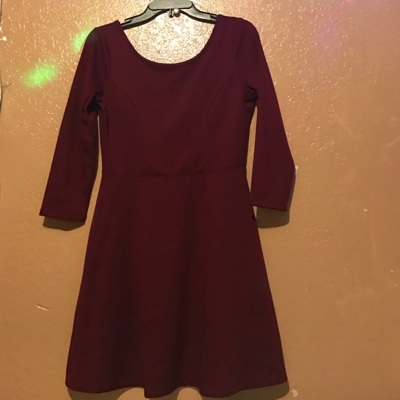 Burgundy Dress