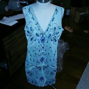 Holt maison deluxe blue Mini dress