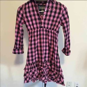 VS plaid tunic top dress