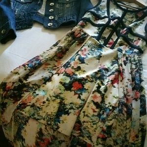 Floral 80's Madonna Look-a-like Dress