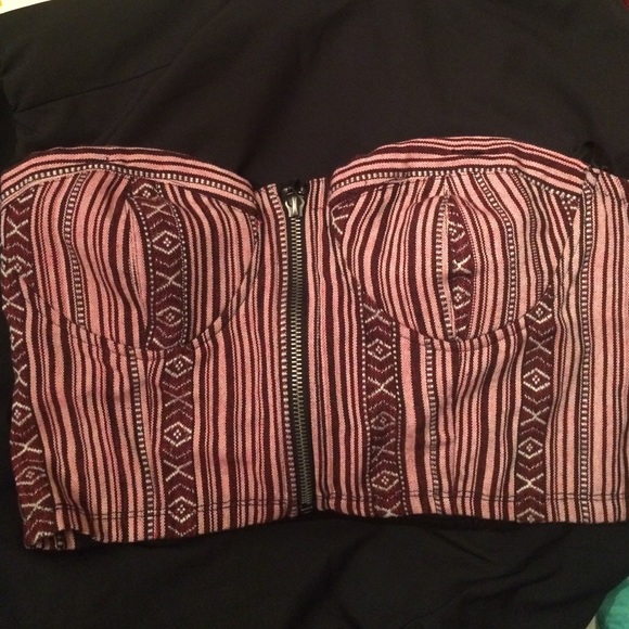 Crop bustier