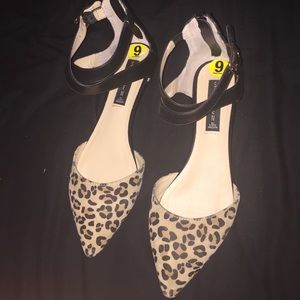 PointToe Cheetah Steve Madden flats