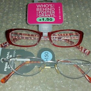 Reading Glasses $10 each 2 for $16