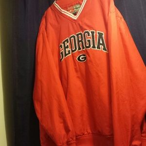 Georgia Bulldog pullover. Size L