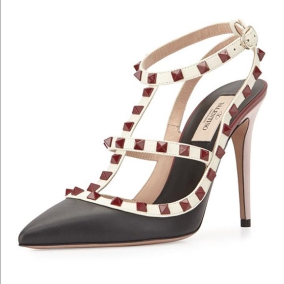 🎉SOLD🎉Valentino rockstud ankle strap heels - Picture 4 of 4