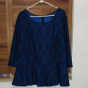 Peplum Gorgeous Ashley Stewart Top