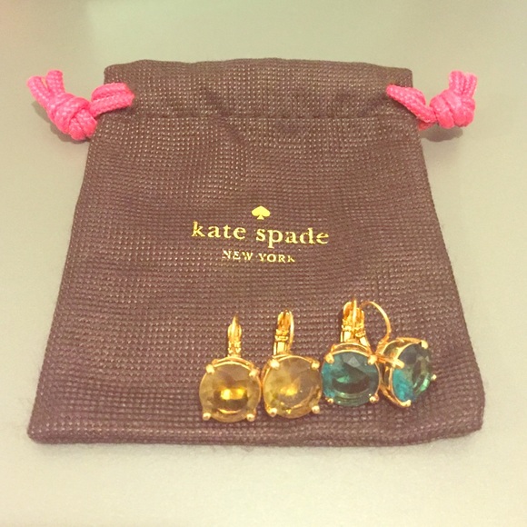 Kate Spade bundle! 2 pairs, gumdrop jewel earrings