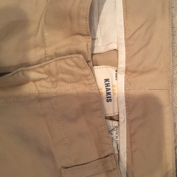 GAP khaki linen flare leg pants - Picture 2 of 4