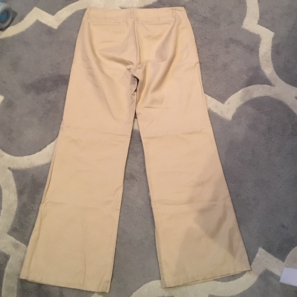 GAP khaki linen flare leg pants - Picture 3 of 4