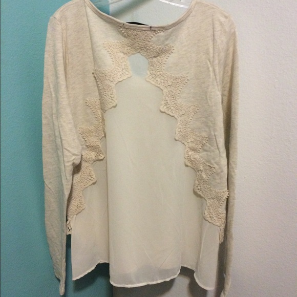 Lace Sweater NWOT - Picture 2 of 3