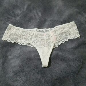 Sexy white PINK Victoria's Secret  Underwear