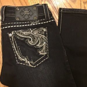 MISS ME BLACK SKINNY