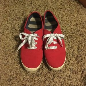 Red Canvas Shoes