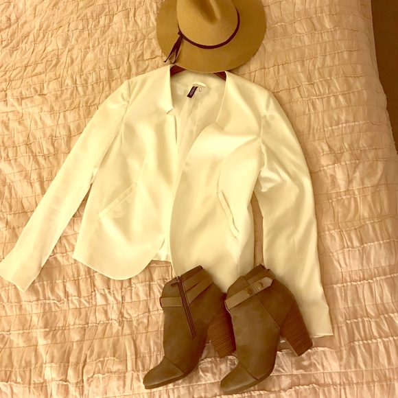 White blazer from H&M