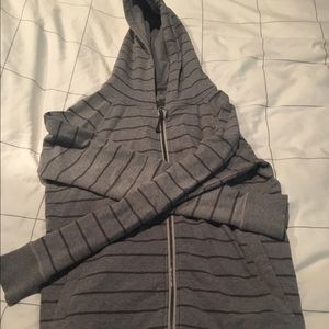 Grey zip up Lulu Jacket