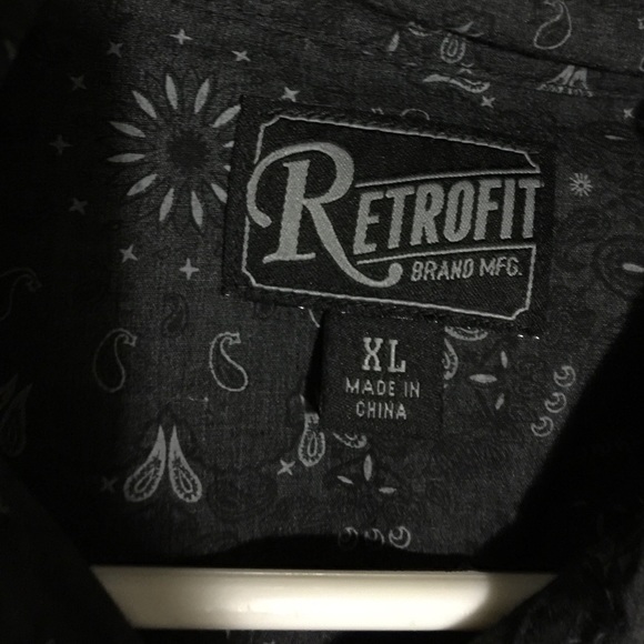 Grey button down - Picture 3 of 4