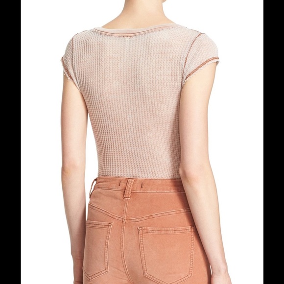🎉HOST PICK🎉 Free People Brown Tee - Picture 3 of 4