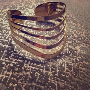 Thierry Mugler gold bangle