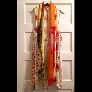 Funky Mixed Media Boho Vest