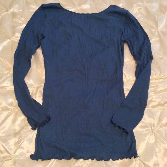 Free People Deep Sea Long Sleeve Top - Picture 4 of 4