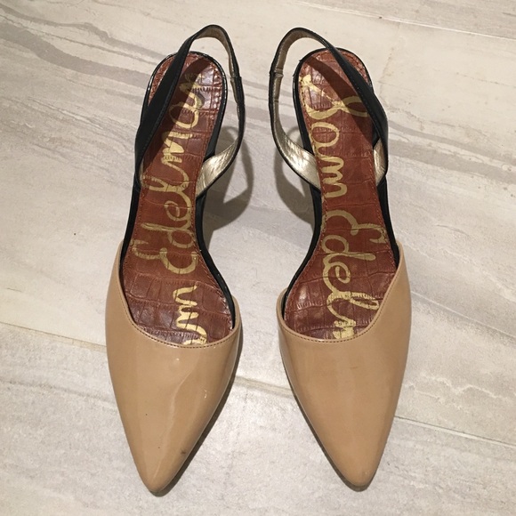 Sam Edelman Two-Toned Patent Leather S-Orly 6.5