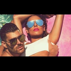 Quay x Desi Perkins high keys in Blue