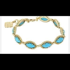 Kendra scott Jana bracelet turquoise and gold
