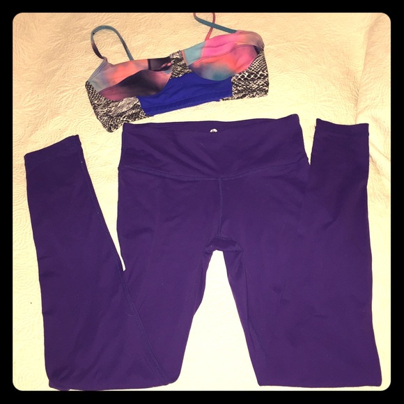 90 Degree Pants - 90 Degree Purple Yoga Leggings