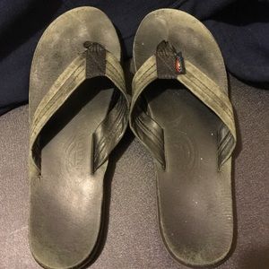 Black leather Rainbows