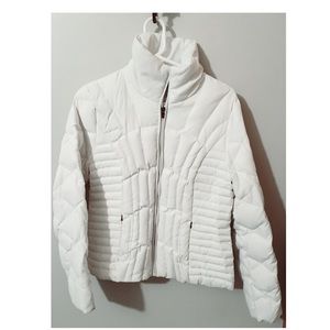 Black Rivet Down Winter Jacket.