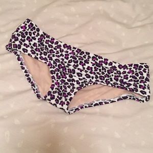 Delias Purple Cheetah Bikini Bottom
