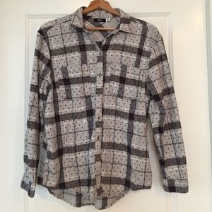 BDG women's polka-dot flannel, size M