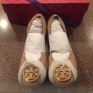 Tory Burch size 8.5 Caroline ballet Flat NIB