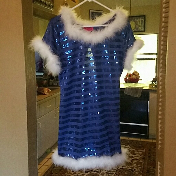 Blue dress
