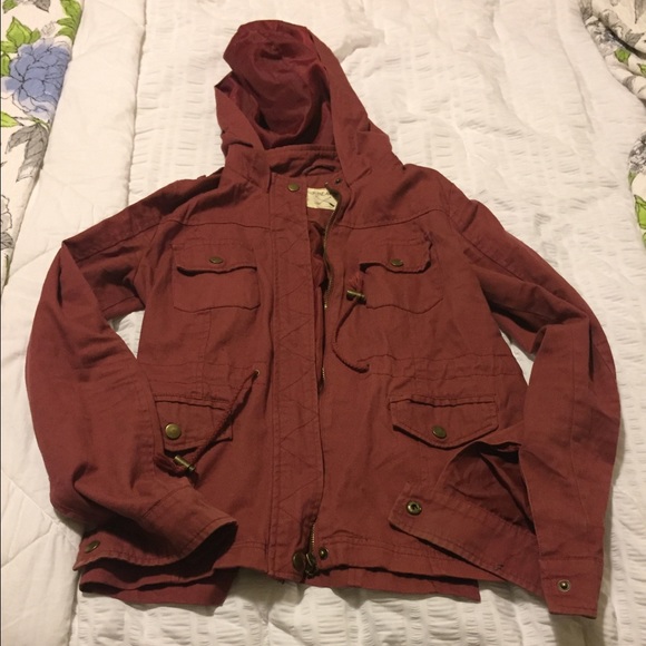Perfect fall, rose utility jacket