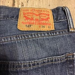 Men's Levi 527 jeans 36x32