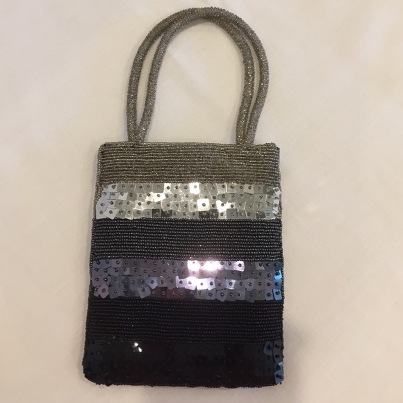 Sequined evening bag