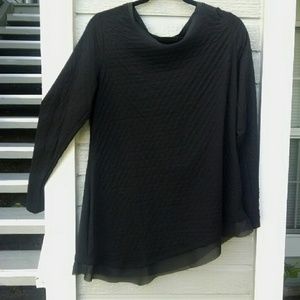 Vera Wang ascemetrical shirt