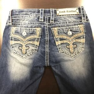 Rock Revival Celinda Cuffed Skinnies size 26